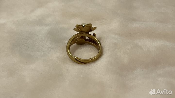 Кольцо pilgrim c лунным камнем