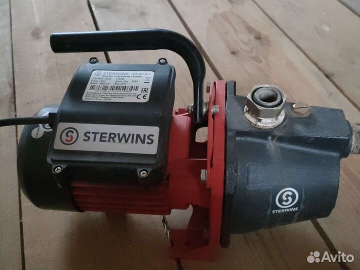 Насос садовый поверхностный Sterwins, 4800 л/час