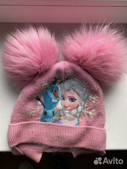 Шапка для девочки зимняя