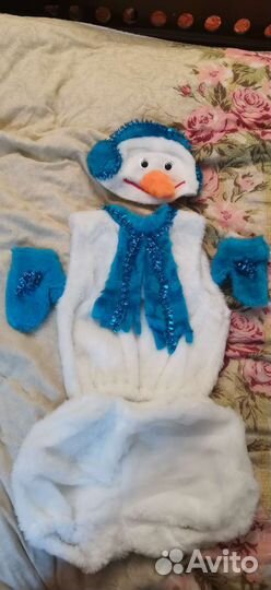 Снеговик Новогодний костюм для мальчика