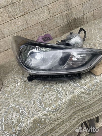 Правая фара хундай солярис 17-20год