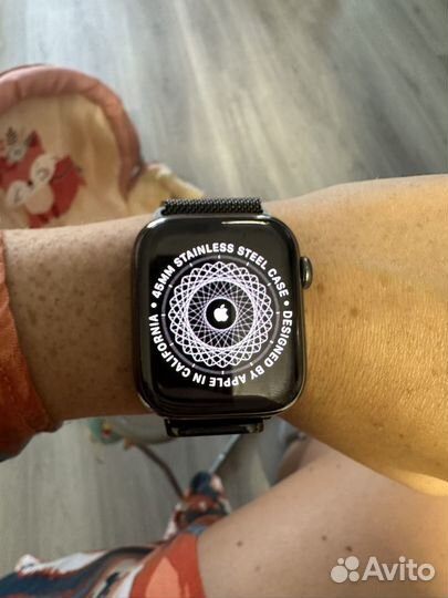 Часы apple watch 7 45 mm stainless steel