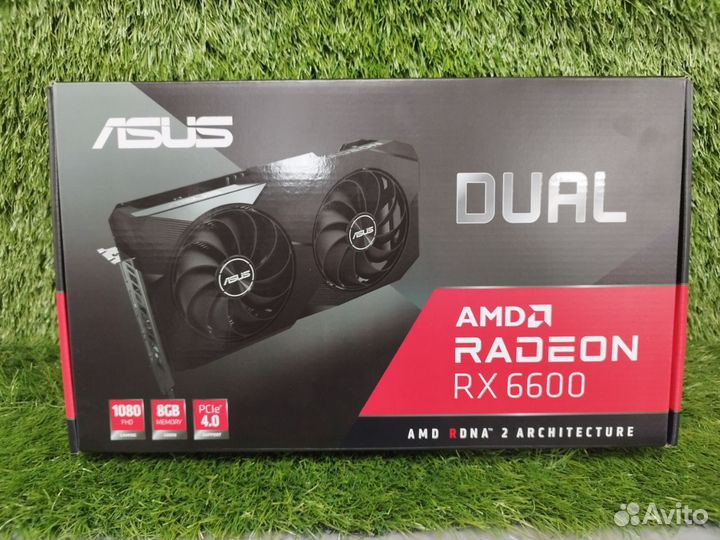 Видеокарта asus dual RX 6600