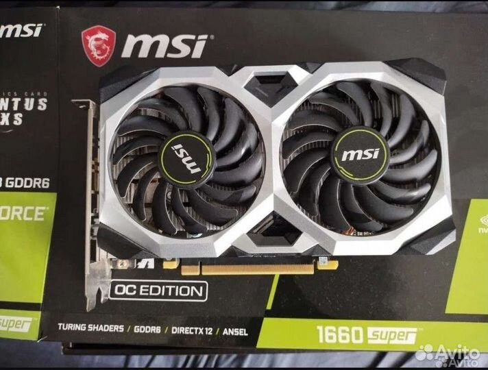 Видеокарта gtx 1660 super