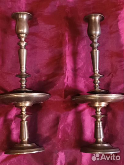 Подсвечник бронза старинный