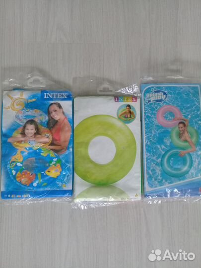 Круги для плавания в упаковке