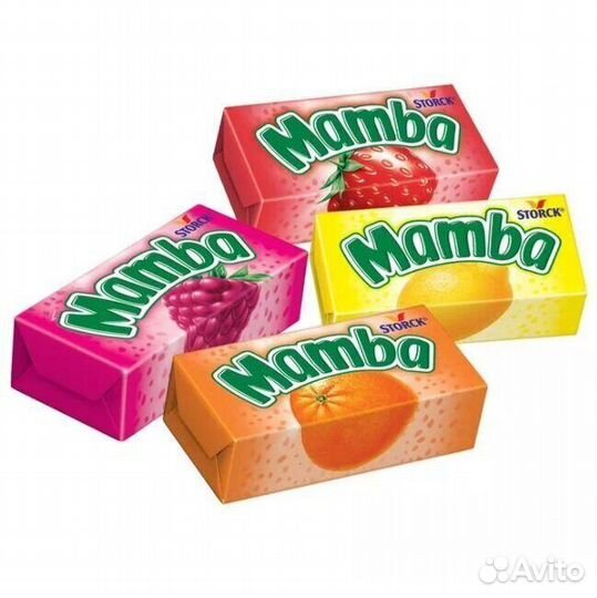 Жевательные конфеты Mamba Ассорти 26,5г