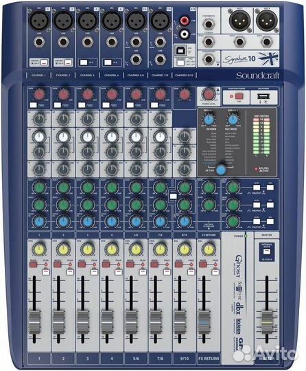 Микшерный пульт Soundcraft Signature 10 в наличии
