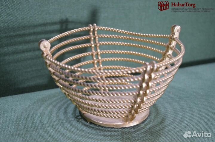 Конфетница сухарница плетеная 