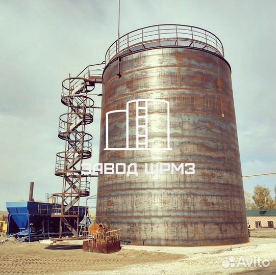 Резервуар вертикальный 500, 700, 1000, 2000 кубов