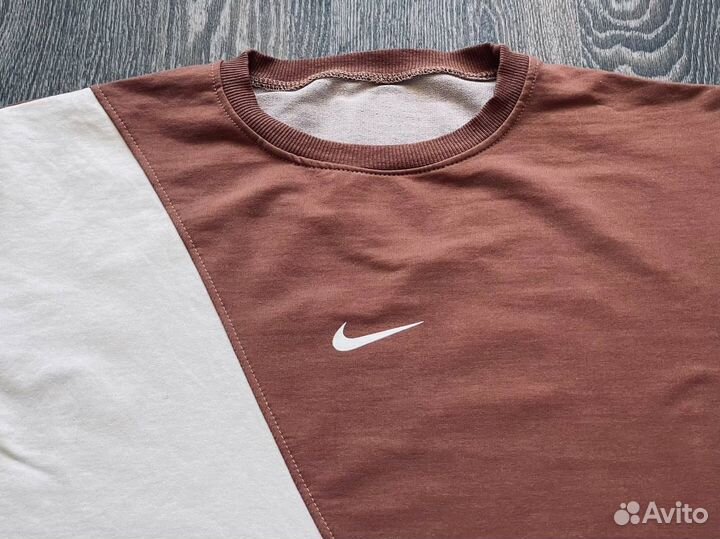 Спортивный костюм Nike коричневый с белым 48 раз