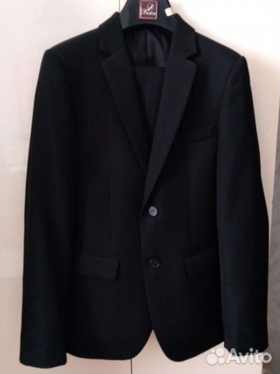 Костюм чёрный школьный р.34-140