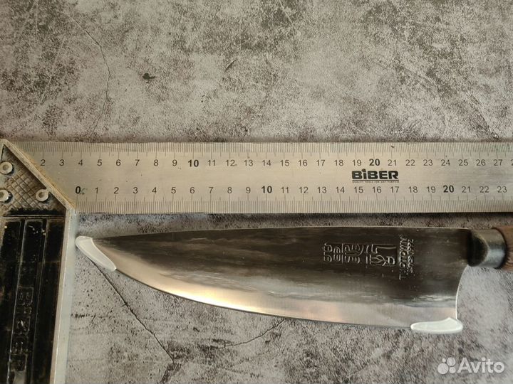 Кованый кухонный нож Шеф 20 см