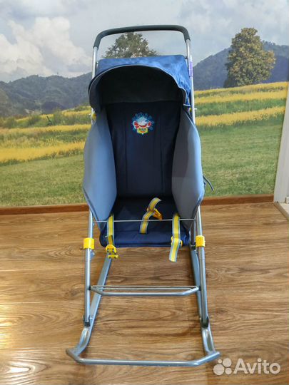 Детские санки коляска