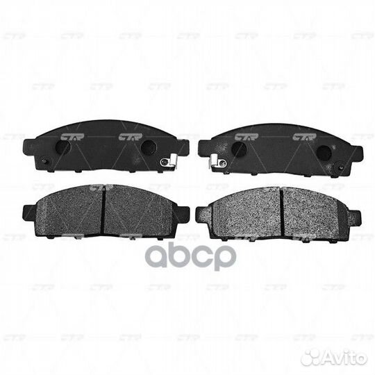 Колодки дисковые передние с антискрип. пластинами