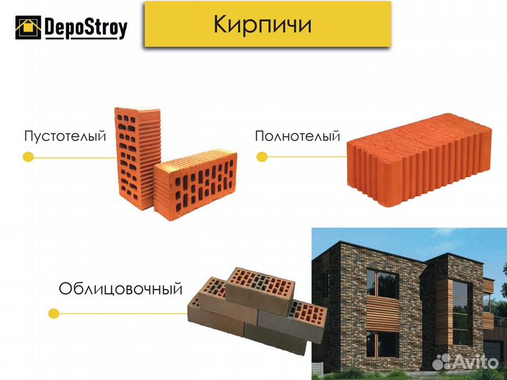 Кирпич лицевой