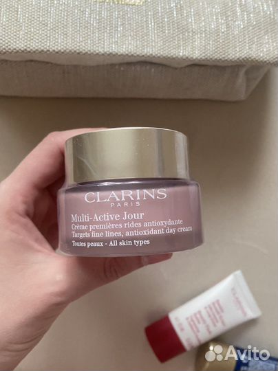 Clarins подарочный набор крем multi-active