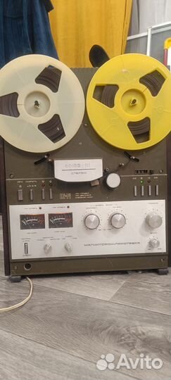 Катушечный магнитофон союз 111