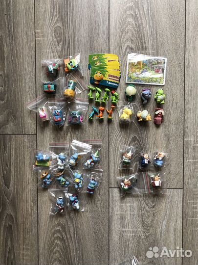 Киндер сюрприз 90-х серии бегемоты кухня