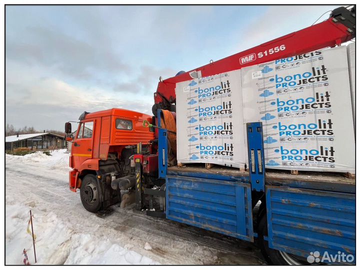 Газоблок бонолит, bonolit с доставкой