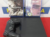 Playstation 4 + Призрак Цусимы+ Detroit + Гарантия