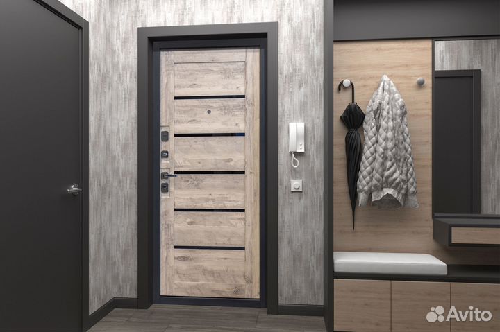 Дверь входная металлическая с шумоизоляцией