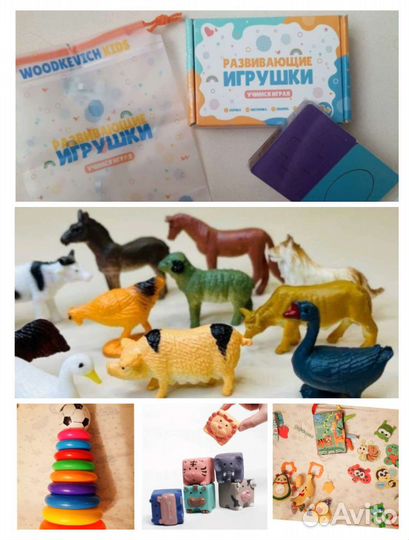 Развивающие игрушки пакетом или поштучно