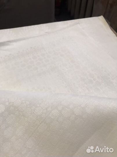 Скатерть СССР, советская, лен, ткань натуральная