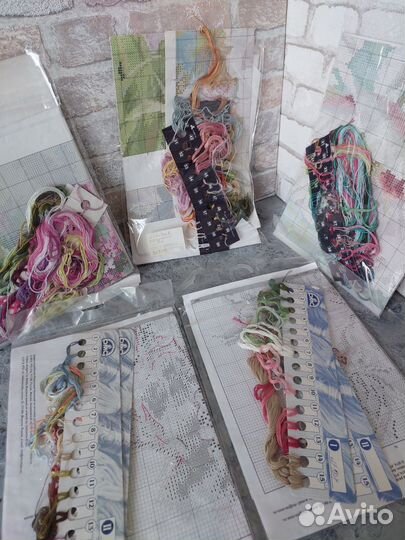 Набор для вышивания крестом остатки