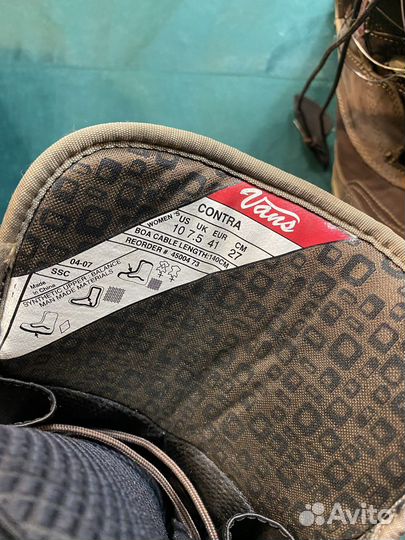 Ботинки сноуборд vans 41 eu