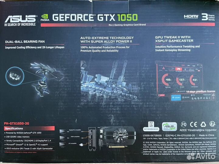 Nvidia geforce 1050 2gb