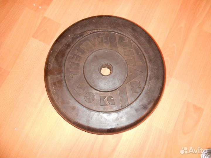 Гриф гантели блины