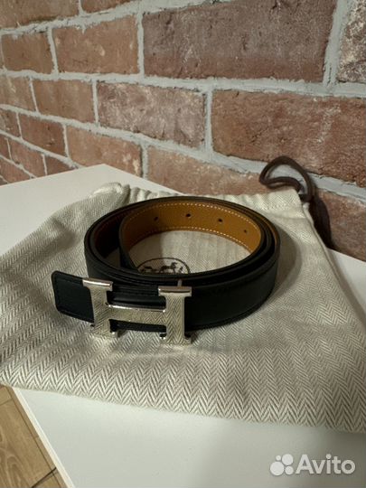 Ремень двусторонний hermes оригинал