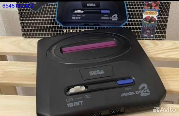 Sega mega drive. Со встроенными играми