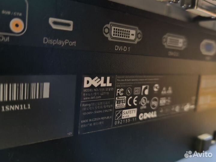 Монитор профессиональный dell U2711b