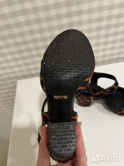 Босоножки туфли леопард schutz 37