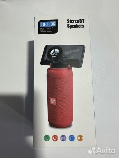 Портативная колонка T&G-113C черная