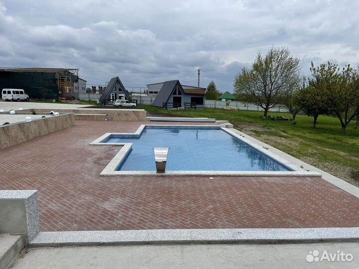 База отдыха с бассейном, аренда беседок