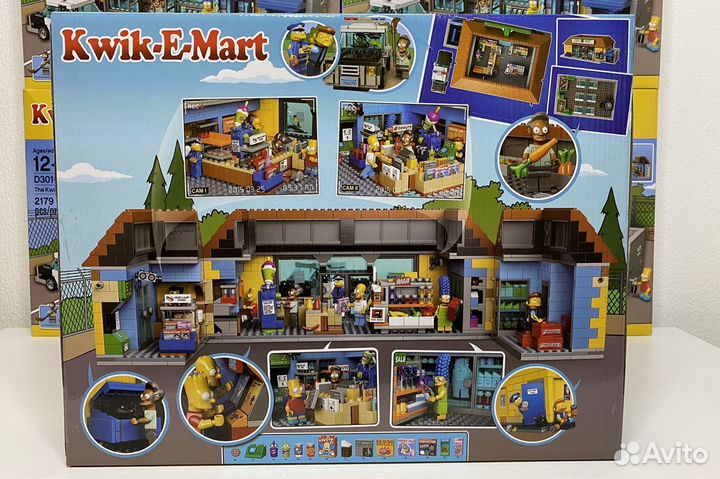 Конструктор «Kwik-E-Mart» Симпсоны / новый