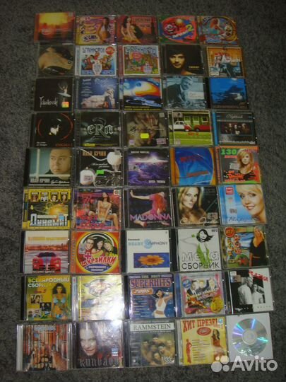 Коллекция музыкальных дисков 45 шт