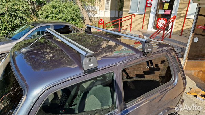 Багажник на крышу Ваз Нива 2121, Люкс серый