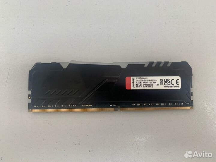 Оперативная память Kingston DDR4 16Gb 3200Mhz