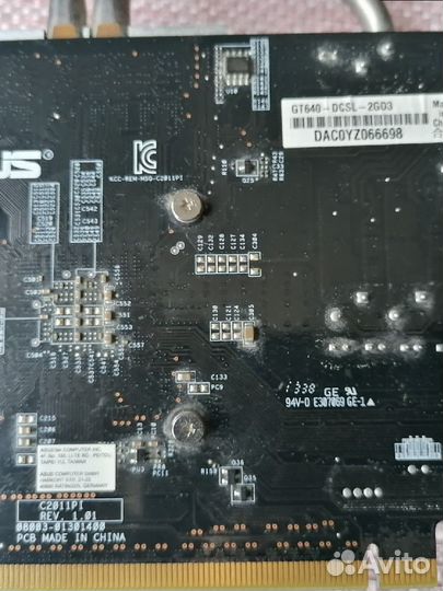 Видеокарта gt640