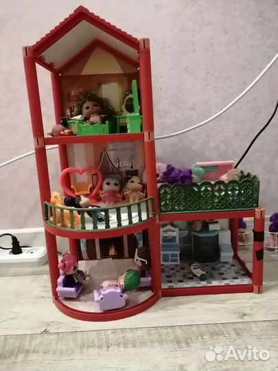 Кукольный домик для лол без мебели