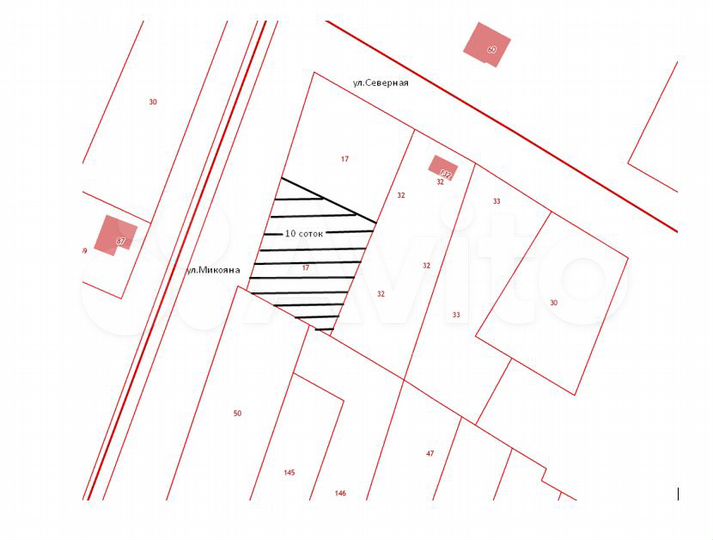 Участок 10 сот. (ИЖС)