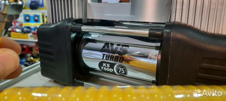 Компрессор двухцилиндровый AVS KS750D (75 л/мин)