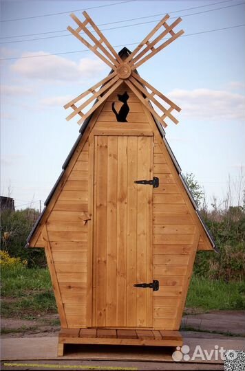 Дачный туалет с установкой
