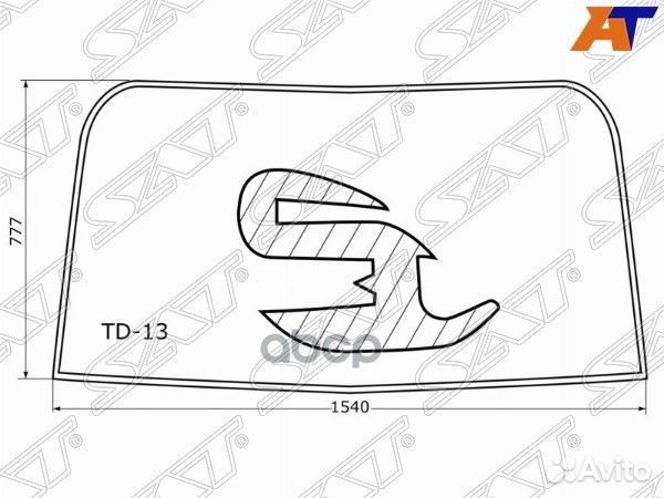 Молдинг лобового стекла (Уплотнительная резинка)