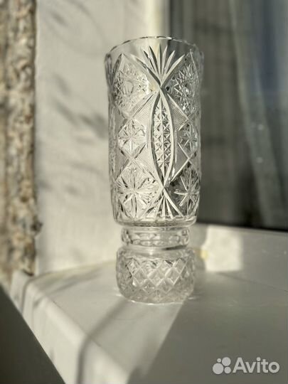 Хрустальная ваза