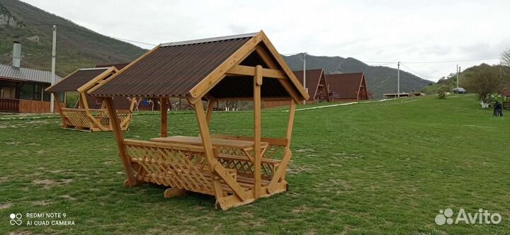 Беседка, садовая, дачная, деревянная